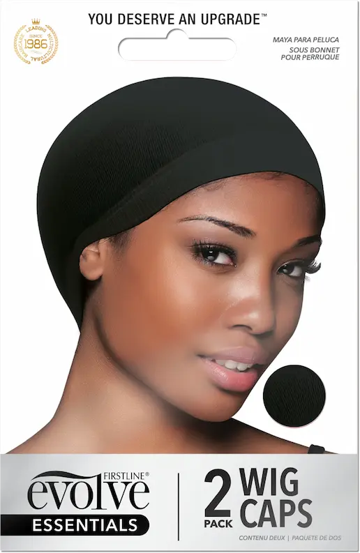 2 sous-bonnets pour perruque en tissus respirant pour maintenir les cheveux - Evolve