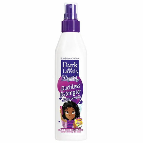 Spray Anti-Noeuds pour enfant - Beautiful Beginnings Dark and Lovely Ouchless Detangler. Flacon 250ML