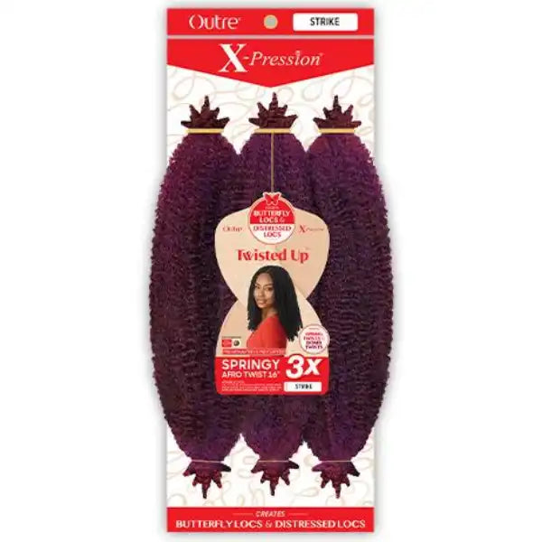 Mèches XPRESSION SPRINGY AFRO TWIST 16 pouces -  Outré