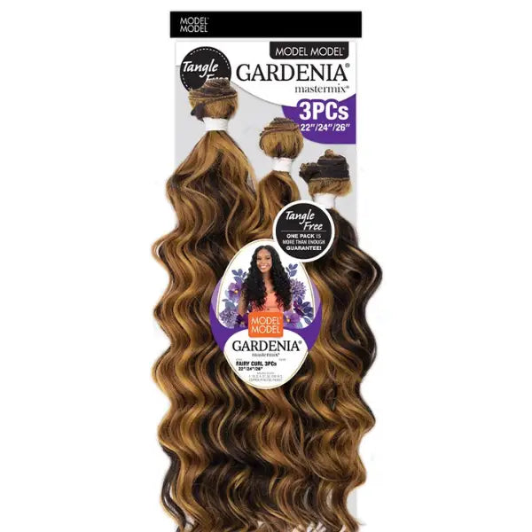 Tissage bundle deep wave Gardenia Fairy Curl Model Model