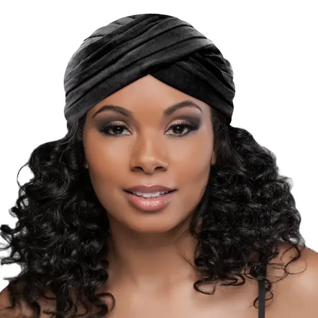 Turban en satin pour préserver la douceur de vos cheveux