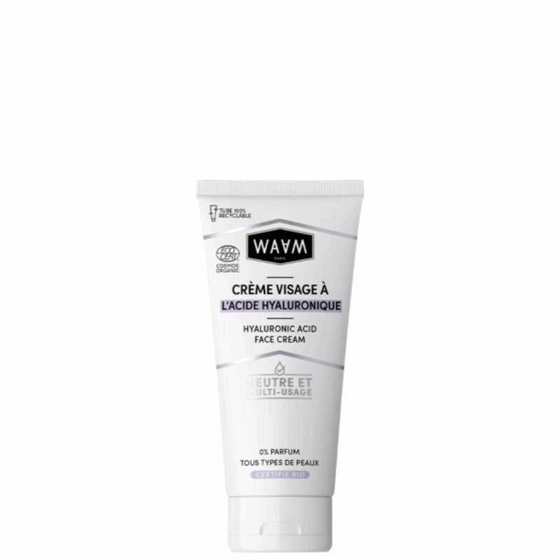 WAAM - Crème visage Base neutre multiusage hydratante, protectrice, apaisante sans parfum