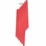 Lot de 12 bigoudis flexibles flexirods rouge 17.5cm