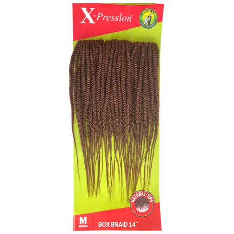 45 Mèches X-PRESSION BOX BRAID Outré Medium 14 pouces - Crochet Braids - diouda