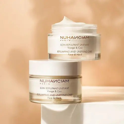 Nuhanciam Soin Repulpant Unifiant Visage et Cou pour raviver l’éclat de la peau et lisser les premières rides d’expression