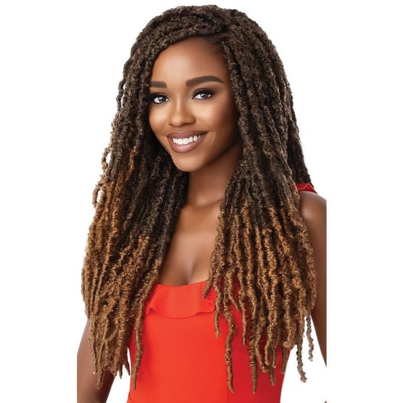 Crochet Locks Bonita Temptation Mèches fausses locs X-Pression 20 pouces Outré en 2T1B/27.