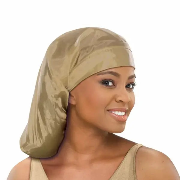 Bonnet Long en Satin pour protéger les cheveux, locks ou tresses la nuit