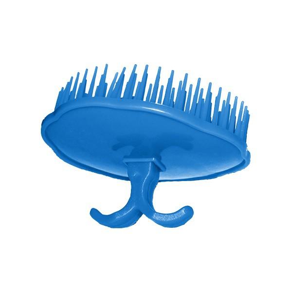 Brosse à picots démêlante et massante bleue