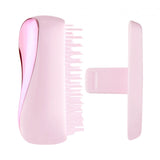 tangle teezer brosse démêlante baby pink chrome compact styler pour cheveux bouclés, crépus, frisés