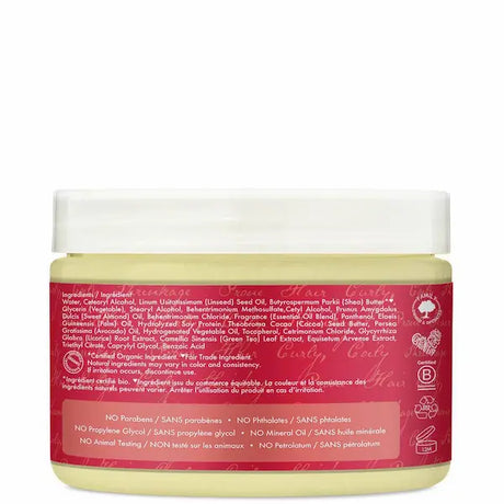 Composition Shea Moisture Red Palm Oil & Cocoa Butter - Curl Stretch Pudding Crème allongeante pour Boucles