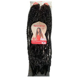 Crochet Locks Bonita Temptation Mèches fausses locs X-Pression 20 pouces Outré en noir 1B.