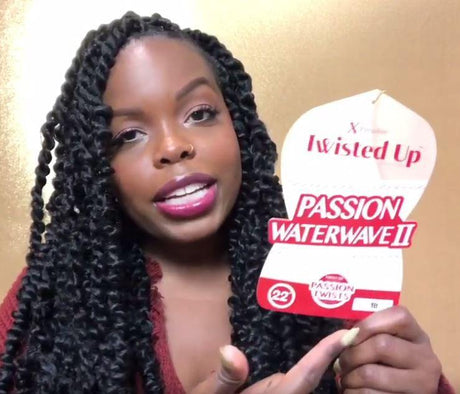 Crochet Braids Mèches X-PRESSION Passion Waterwave II Twisted Up Outré - Crochet Braids - diouda