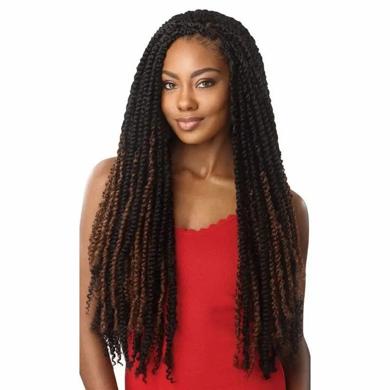 Rajouts mèches X-PRESSION Crochet Braids Passion Waterwave Twisted Up 24 pouces Outré