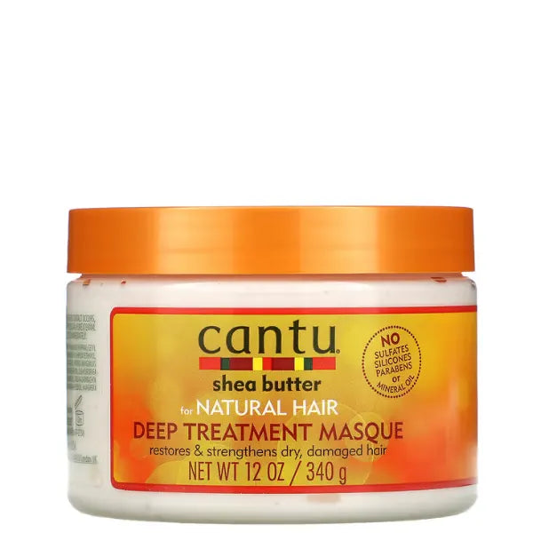 Cantu Masque de traitement profond pour cheveux bouclés et crépus poreux