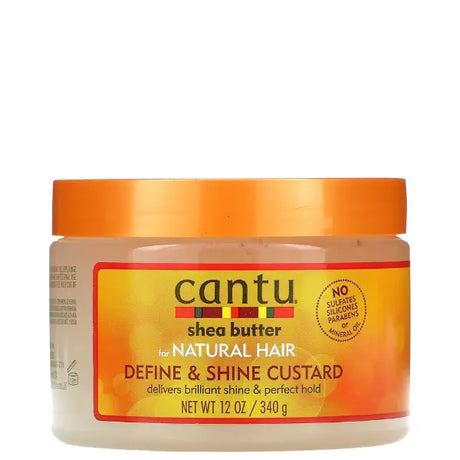 Cantu Shea Butter - Define & Shine Custard Crème Coiffante Brillance et Définition