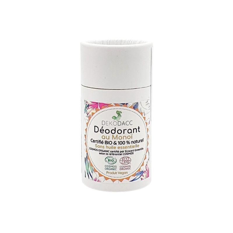 Déodorant Bio 100% naturel au Monoï Stick - Dekodacc