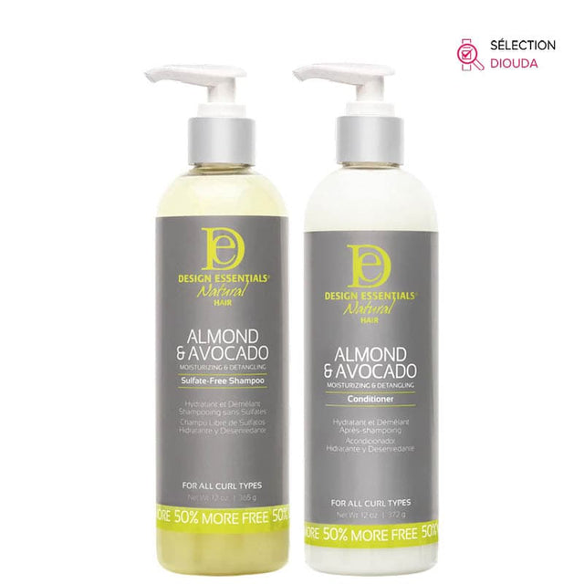 Programme Duo Design Essentials Natural : shampoing + après-shampoing