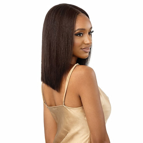 Perruque U-Part Lisse DOMINICAN STRAIGHT 14 pouces Cheveux Naturels - Outré 