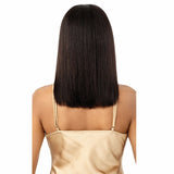 Perruque U-Part Lisse DOMINICAN STRAIGHT 14 pouces Cheveux Humains de dos - Outré 