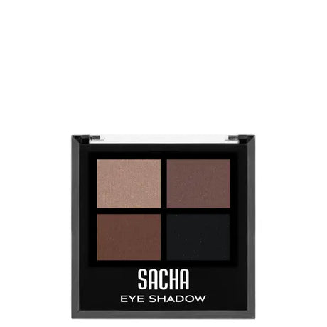 Palette de fards à paupières marron nude Grounded Sacha Cosmetics