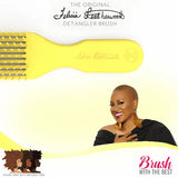 brosse démêlante felicia leatherwood en jaune mimosa