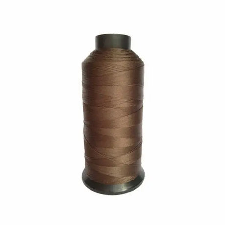 Fil nylon cheveux Bobine 1400 mètres pour locks, tresses, tissages et extensions. Marron - Medium brown -  Dollylocks - Fil coiffure sur Diouda