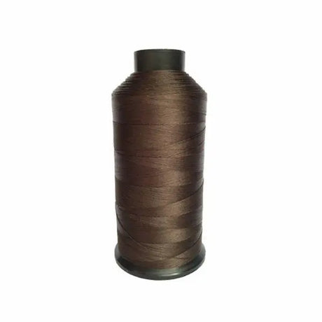 Fil nylon cheveux Bobine 1400 mètres pour locks, tresses, tissages et extensions. Marron foncé - Medium Dark Brown -  Dollylocks - Fil coiffure sur Diouda