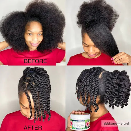 Flora & Curl Twist and Braid cream Sweet Hibiscus, la crème définissante et nourrissante pour tresses et twist-out 