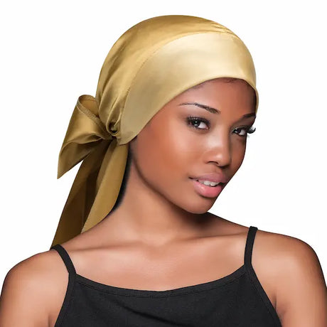 Wrap scarf Foulard Cheveux en Satin Champagne - doré - Evolve