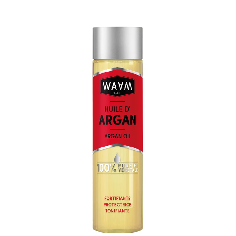 Waam Huile d'argan cheveux et corps fortifiante, protectrice, tonifiante. Flacon 100ml