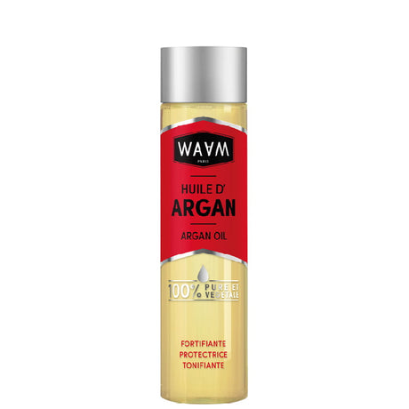 Waam Huile d'argan cheveux et corps fortifiante, protectrice, tonifiante. Flacon 100ml