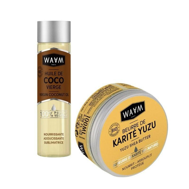 Huile de Coco et Beurre de Karité Waam - Pack cheveux - diouda