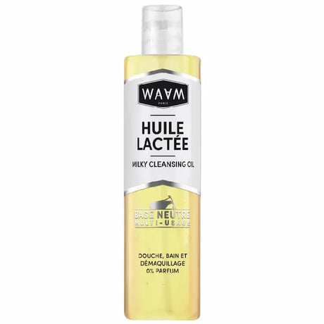 WAAM Huile lactée bio Douche Bain Démaquillante