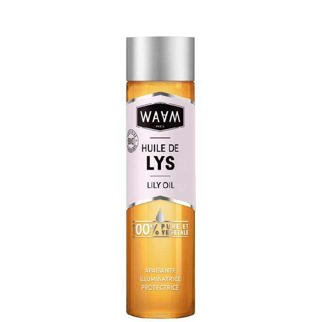 huile de lys pure bio, marque waam cosmetics