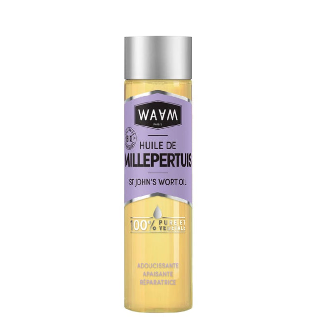 huile de millepertuis bio, marque waam cosmetics