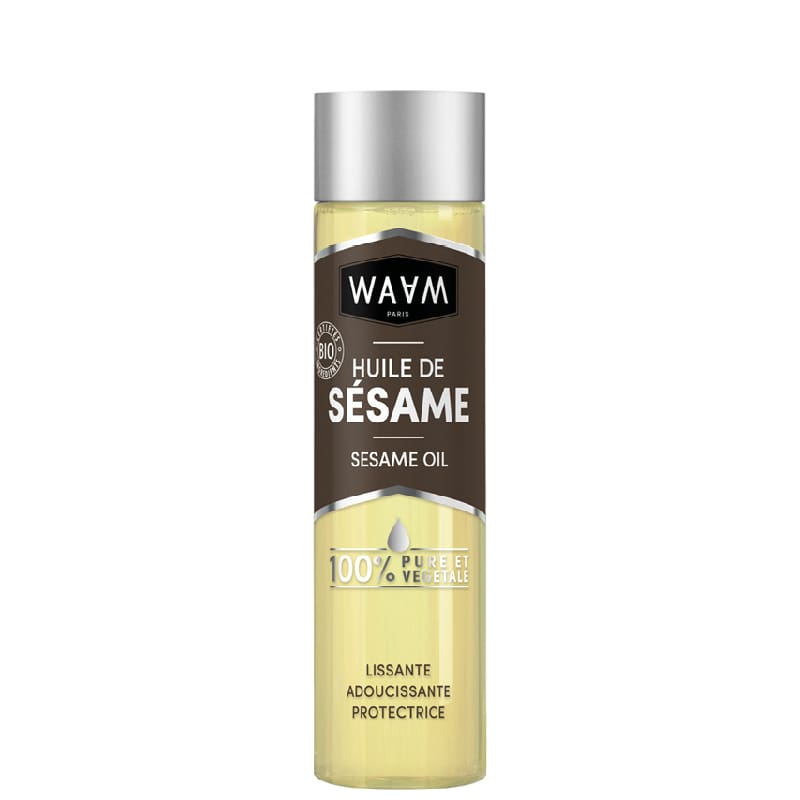 Huile de Sésame bio 100% pure et végétale Visage, Corps & Cheveux - WAAM