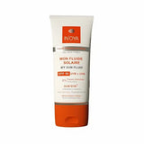 Crème solaire SPF 50 Laboratoire In'Oya. Idéale pour les peaux pigmentées. Haute protection solaire UVA/UVB. Sans traces blanches.