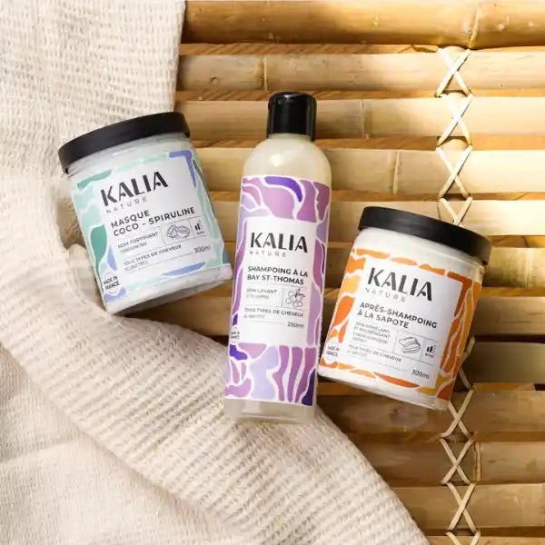 Kalia Nature 3 soins Détox cheveux ondulés, bouclés, frisés, crépus