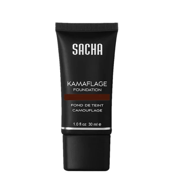 Fond de teint couvrant peau noire Camouflage - Kamaflage Foundation Sacha Cosmetics - teinte perfect copper.