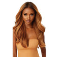 Perruque Lace Front Wig Yaki Melted Hairline Kamiyah en couleur chatain DR2/Ginger Brown - Outré