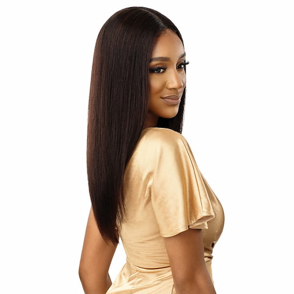 Perruque Naturelle mi-longue Grade 9+ Lace Front lisse HD KENNA profil - Outré