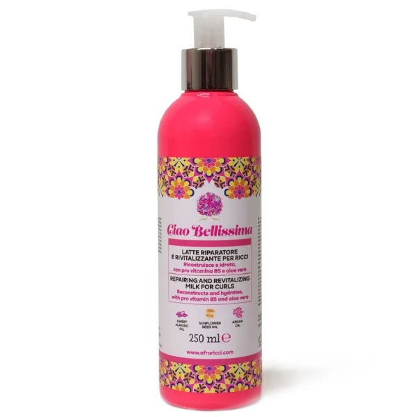 Lait capillaire Réparateur et Revitalisant pour cheveux bouclés Ciao Bellissima Afro Ricci