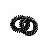 Elastiques Cheveux à Spirale Noir 45 mm Lot de 2 Les Trouvailles de Diouda