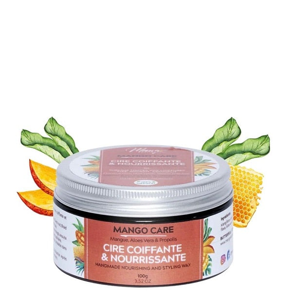 Mango Butterfull Cire coiffante et nourissante CARE à la mangue Aloe Vera et Propolis