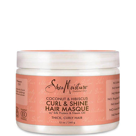 Masque Curl & Shine Définition de boucles Coconut Hibiscus- Shea Moisture - Masque cheveux - Diouda-1