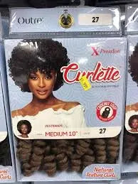 Mèches Crochet Bouclées courtes en blond Outré X-Pression Curlette Medium 10 pouces (27) 