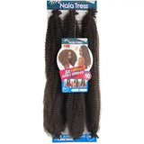 3 X Mèches à Tresser Afro Spring Pré séparées 36 pouces - Janet Collection Nala Tress en Chatain couleur 4