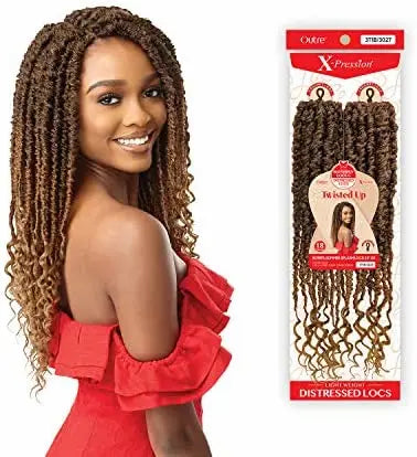 Mèches crochet 18 pouces pour fausses locks Bonita Summer Splash Locs - Outre