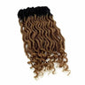 30 Fausses Locks ombré blond foncé WAVY BAHAMA LOCS 18 pouces Mèches X-PRESSION Outré teinte OM27