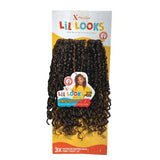 Mèches X-Pression Lil Looks Passion Waterwave Feed Twist 10 Pouces Lil Looks 3X Outré Châtain (4)